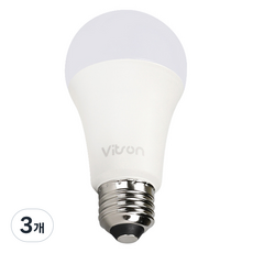 비츠온 LED 벌브 12W, 전구색, 3개