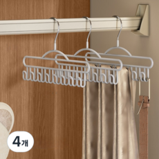 Vinty Corner 細肩帶背心 內衣 腰帶 領帶 收納衣架, 灰色, 4個