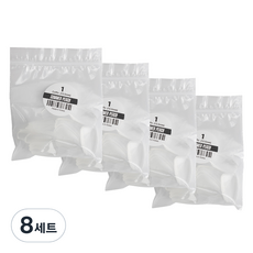 summerpeach Easy Fit梯型美甲片補充包 1號款 50入, 透明, 8套
