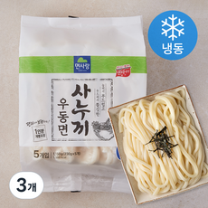 면사랑 사누끼 우동면 5개입 (냉동), 1.15kg, 3개