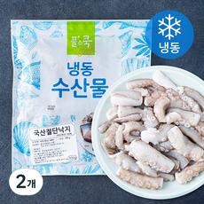 풀스쿡 국내산 절단 낙지 (냉동), 300g, 2개
