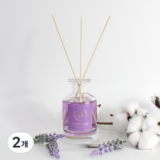 더허브컴퍼니 내추럴 홈 디퓨져 150ml, 2개, 라벤더코튼