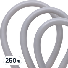 조이파티 셈퍼텍스 요술풍선 260S, 그레이, 250개