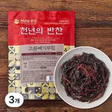 천년의반찬 고들빼기무침, 300g, 3개