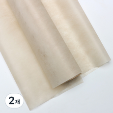 리드홈 전통 공예 의류 꽃 선물 포장용 색한지 롤타입 58cm x 9m, 브라운, 2개