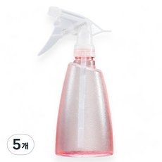 티로나 공기압 미스트 물뿌리개 500ml, 핑크, 5개