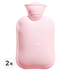 Daon 溫暖熱水袋 粉紅色 1L, 2個