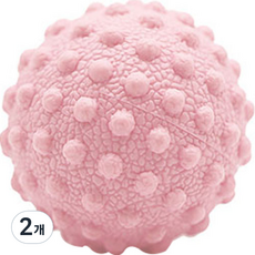 휴대용 운동 맛사지볼, 핑크, 2개