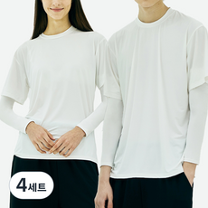테라우드 멀티 쿨 팔토시 양쪽 착용 세트, 화이트, 4세트