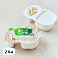 풀무원 요거톡 레몬비스킷 & 머랭 요거트, 24개