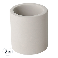 珪藻土牙刷座 中(6.1 x 6cm), 清水灰, 2個