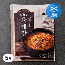 이화수전통육개장명가 일품 육개장 (냉동), 500g, 5개