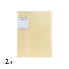 데이코쿠 A4 클리어파일 30매, 옐로우, 60매