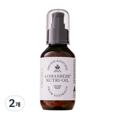 로하스베베 베이비 뉴트리 오일, 100ml, 2개