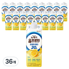 뉴케어 올프로틴 레몬맛 프로틴 워터, 350ml, 36개