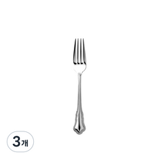 까사무띠 벨라 디저트포크, 실버, 3개