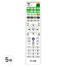 낫투 SK셋톱 LG 삼성 TV 리모컨, ComBo-3020, 5개