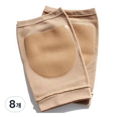 저스트픽 발 뒤꿈치 실리콘 패드 보호대 스킨, 2개입, 8개