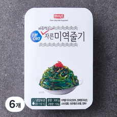 나무새 자른 미역줄기, 300g, 6개