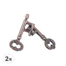 두뇌 회전 치매 예방 캐스트 퍼즐 5, 혼합색상, 2개