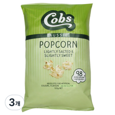 콥스 라이틀리 솔티드 슬라이틀리 스위트 팝콘, 120g, 3개