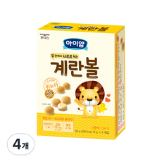 아이얌 볼과자, 계란맛, 60g, 4개