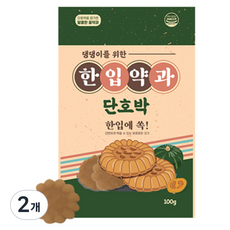 ARK 강아지 한입약과 간식, 단호박, 100g, 2개