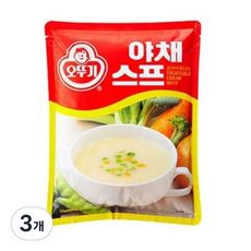 오뚜기 야채 스프, 1kg, 3개