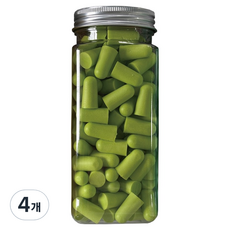 TIS 軟式耳塞 綠色, 4個, 100入