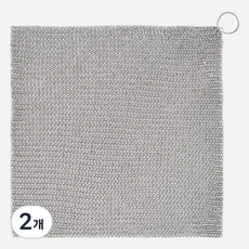 월드크린 반영구 스텐 링 수세미 중, 1개입, 2개