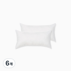 MM Shop 棉質枕芯, 單色, 6個