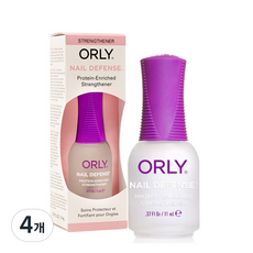 오를리 네일디펜스 손톱 강화제, 11ml, 4개