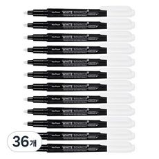 munhwA 白色麥克筆 M 2mm, 36個, 白色