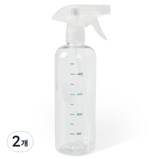 문일케미칼 눈금이 있는 분무기 500ml, 투명, 2개 투명, 2개