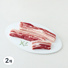 (주)비알비에프앤비 솔트에이징 유산균 숙성 삼겹살, 500g, 2개