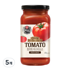 백설 토마토 파스타 소스, 5개, 455g