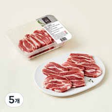 도드람 더짙은 등심덧살 구이용 (냉장), 500g, 5개