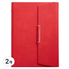 Black Swan復古商務筆記本, 紅色, 2本