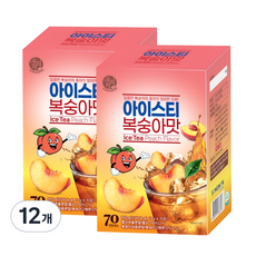 우리차 아이스티 복숭아 분말, 13g, 70개입, 12개