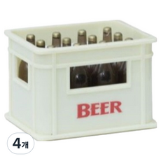 BRISK STYLE 啤酒箱造型開瓶器, 白色, 4個