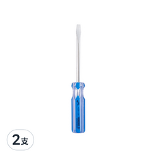 JETECH 捷特 彩條起子 一字型 102 - 5x100mm 日本設計 附磁性, 2支