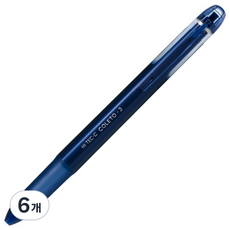 PILOT 百樂 Hi-Tec-C Coleto 3色多功能筆管, 海軍藍, 6個