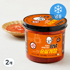 피시원 양념 순살게장 (냉동), 330g, 2개