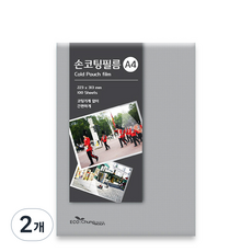 에코청운 고급형 손코팅필름 100mic, A4, 200개