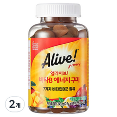 얼라이브 비타B 에너지 구미, 243.6g, 2개