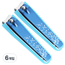 CHILSUNG 高級指甲剪 大型, 藍色, 6個