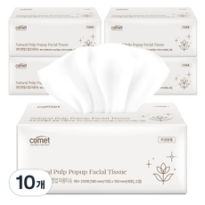 comet 天然紙漿抽取式美容面紙, 10個, 210入