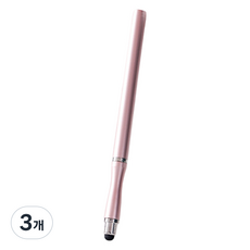 Keublancs 日常平板電腦智慧型手機超細觸控筆 0.8 x 14 cm, 3個, 玫瑰金