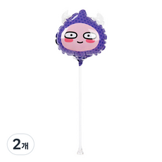 아이콘스 카카오프렌즈 해피 할로윈 스틱풍선 100 x 120 mm, 어피치, 2개