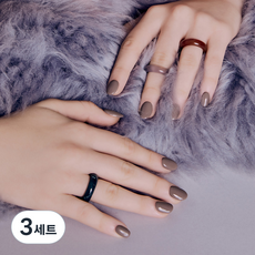 오호라 젤스트립 네일 30p 세트, 마룬, 3세트